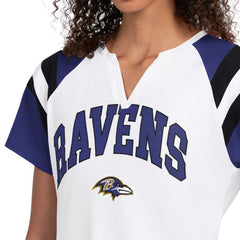 Baltimore Ravens Starter Women's Game On Notch Neck T-Shirt - White - NFL