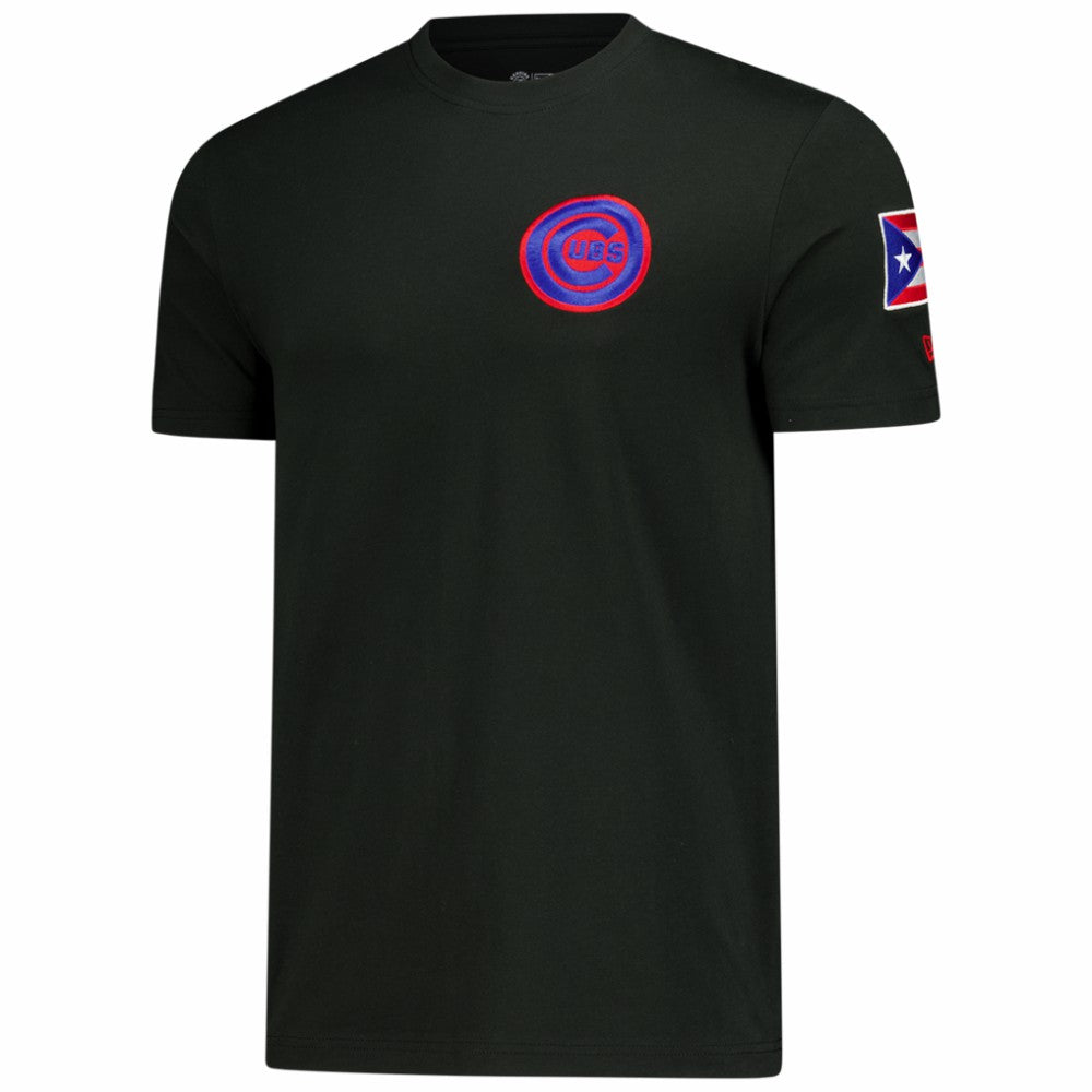 Chicago Cubs New Era Puerto Rico Country Flag T-Shirt Discount