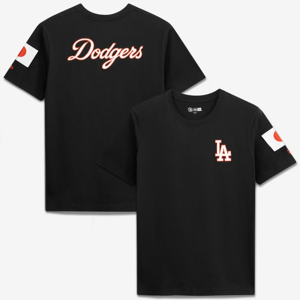 Los Angeles Dodgers New Era Japan Country Flag T-Shirt Sale