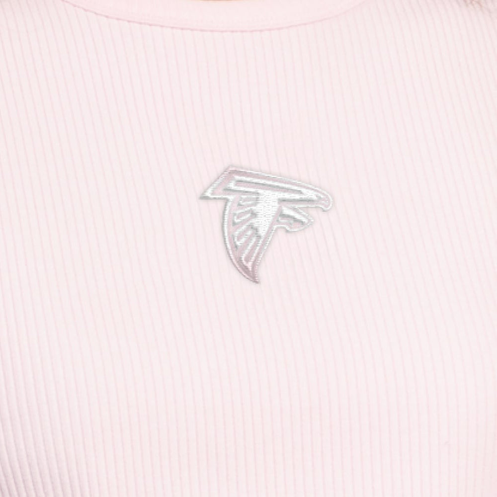 Atlanta Falcons Starter Women's Travel Pastels Cropped Tank - Pastel Pink - NFL