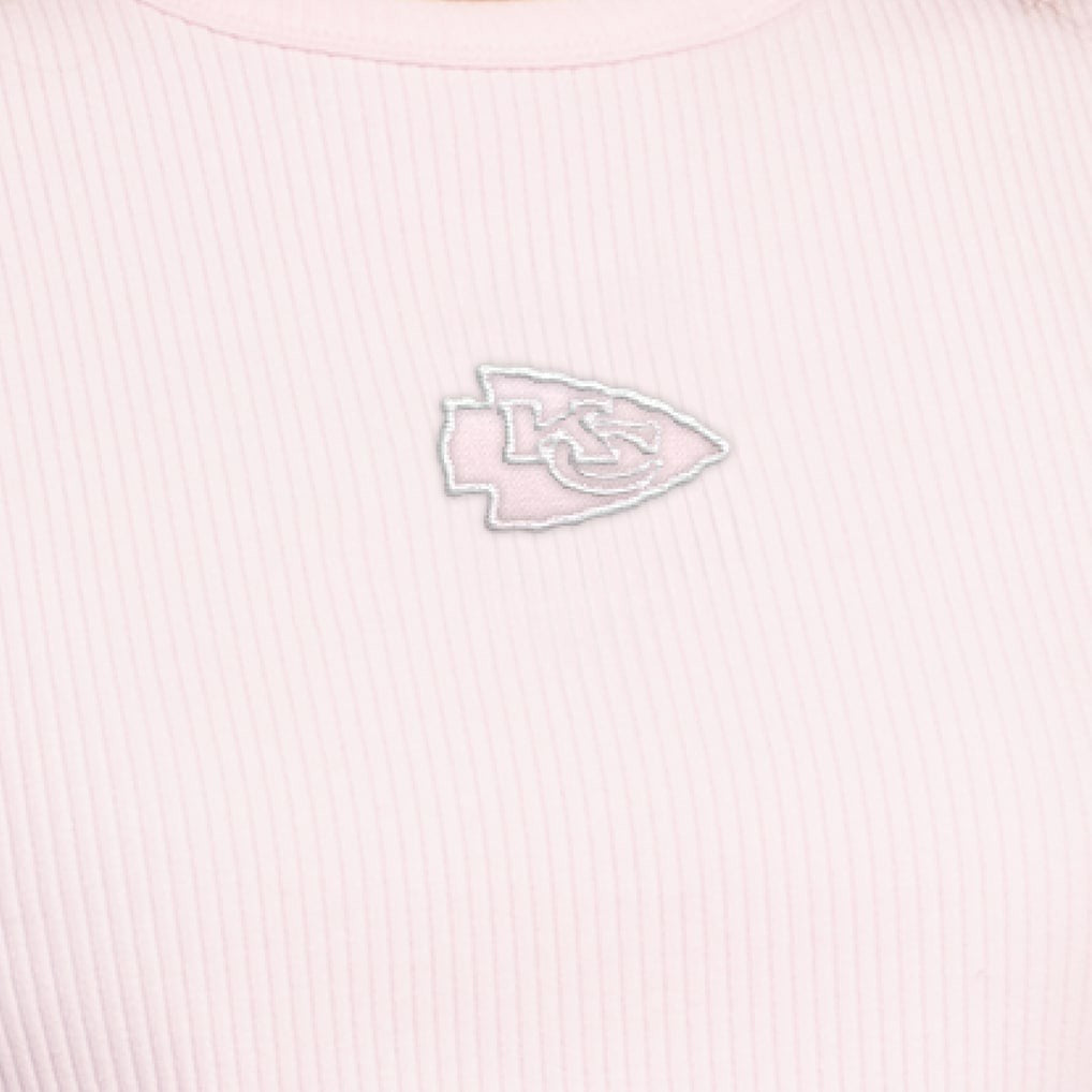 Kansas City Chiefs Starter Women's Travel Pastels Cropped Tank - Pastel Pink - NFL