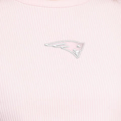 New England Patriots Starter Women's Travel Pastels Cropped Tank - Pastel Pink - NFL