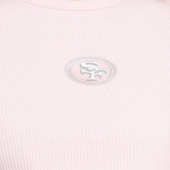 San Francisco 49ers Starter Women's Travel Pastels Cropped Tank - Pastel Pink - NFL