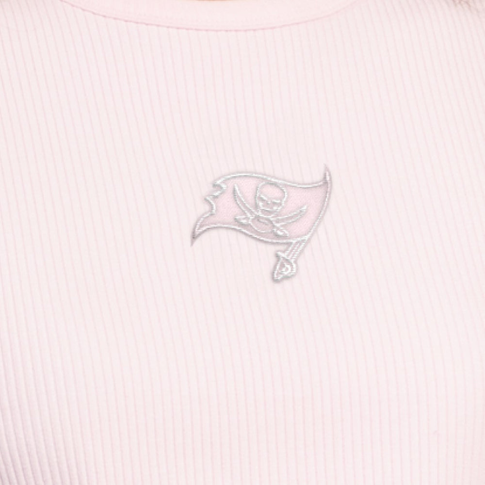 Tampa Bay Buccaneers Starter Women's Travel Pastels Cropped Tank - Pastel Pink - NFL