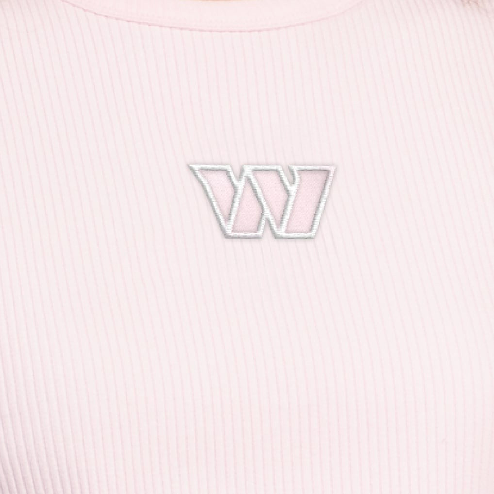 Washington Commanders Starter Women's Travel Pastels Cropped Tank - Pastel Pink - NFL