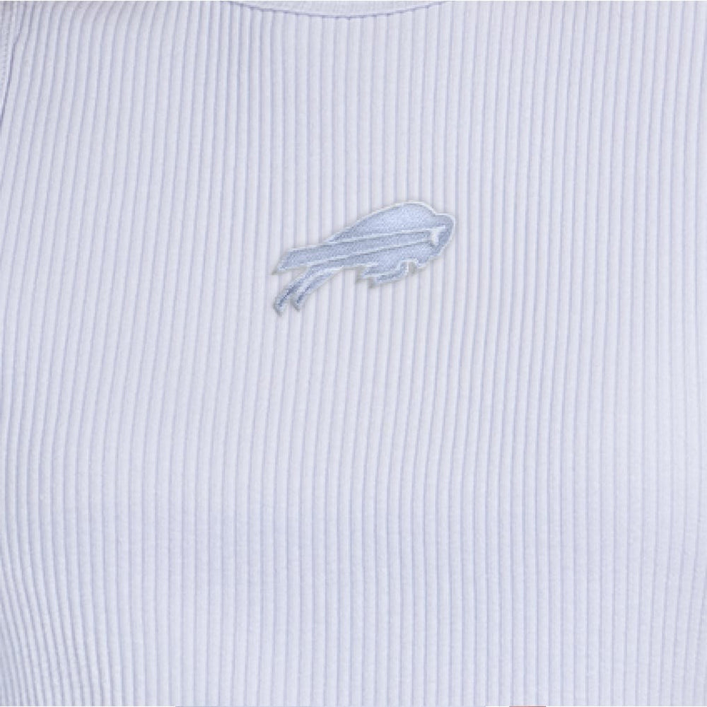Buffalo Bills Starter Women's Travel Pastels Cropped Tank - Pastel Blue - NFL