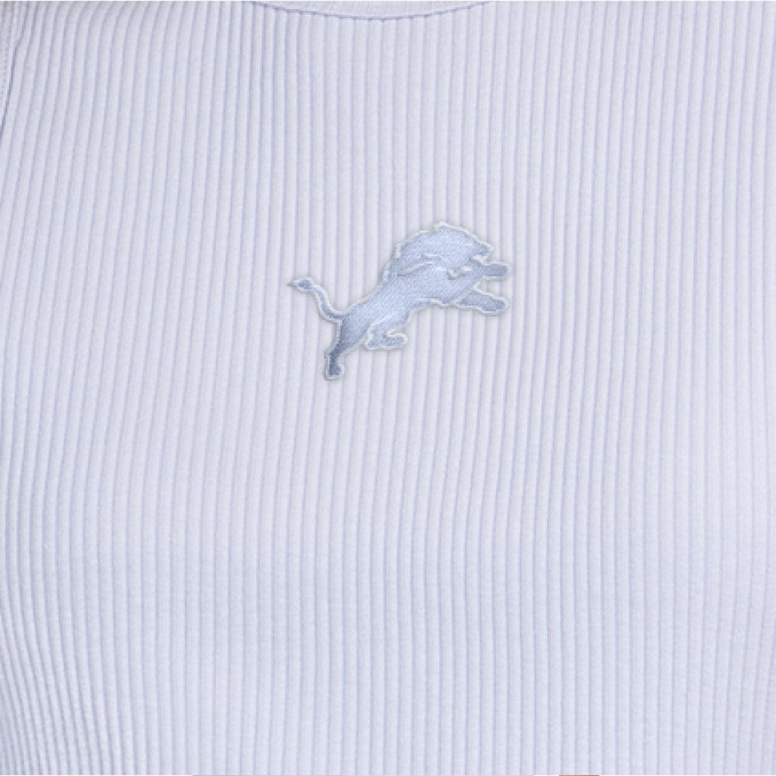 Detroit Lions Starter Women's Travel Pastels Cropped Tank - Pastel Blue - NFL