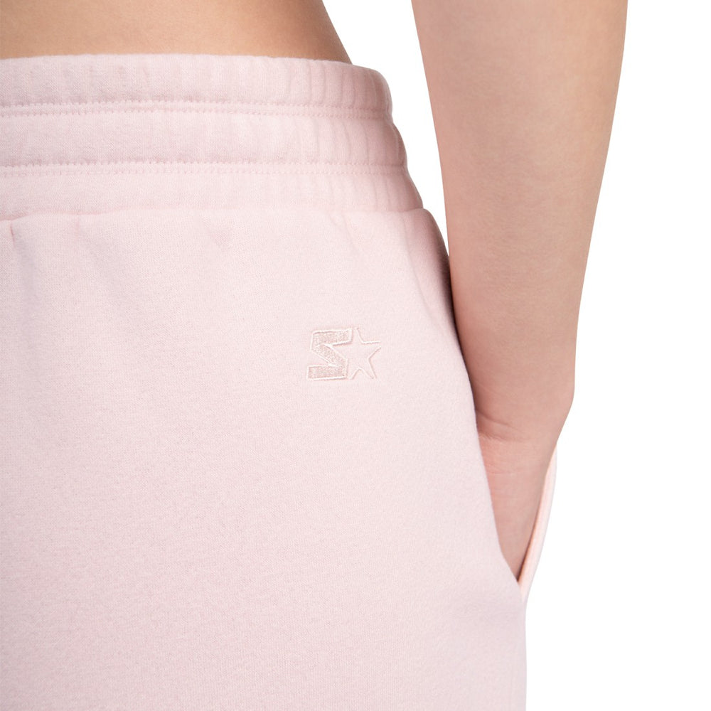 Tampa Bay Buccaneers Starter Women's Travel Pastels Fleece Short - Pastel Pink - NFL