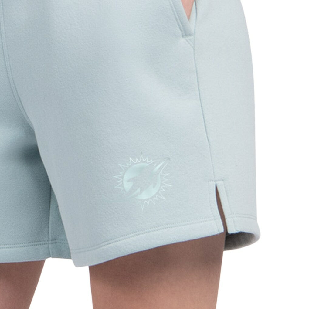 Miami Dolphins Starter Women's Travel Pastels Fleece Short - Pastel Green - NFL