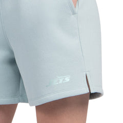 New York Jets Starter Women's Travel Pastels Fleece Short - Pastel Green - NFL