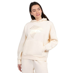 Atlanta Falcons Starter Women's Pastel Relaxed Travel Hoodie - Cream - NFL