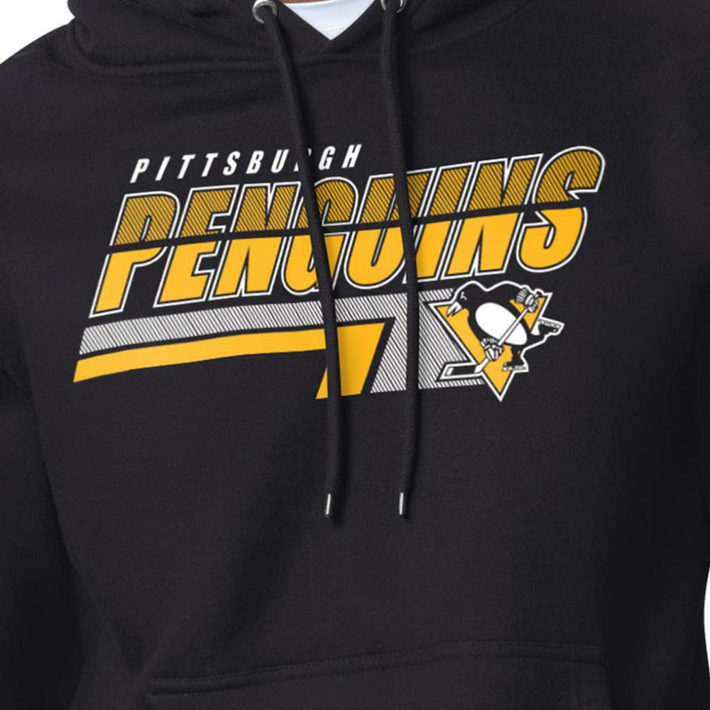 Pittsburgh Penguins Starter Logo Push Fleece Hoodie - Black | NHL discount