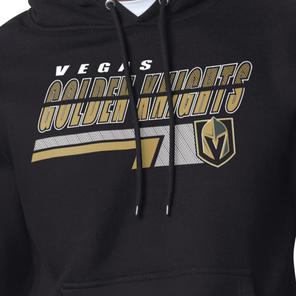 Vegas Golden Knights Starter Logo Push Fleece Hoodie - Black | NHL online