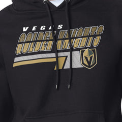 Vegas Golden Knights Starter Logo Push Fleece Hoodie - Black | NHL online