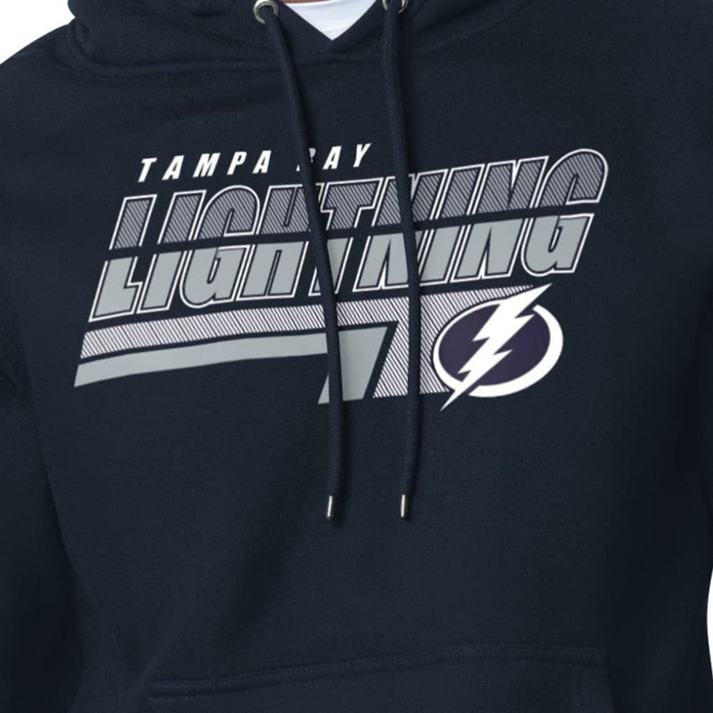 Tampa Bay Lightning Starter Logo Push Fleece Hoodie - Blue | NHL on sale