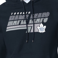 Toronto Maple Leafs Starter Logo Push Fleece Hoodie - Blue | NHL Clearance