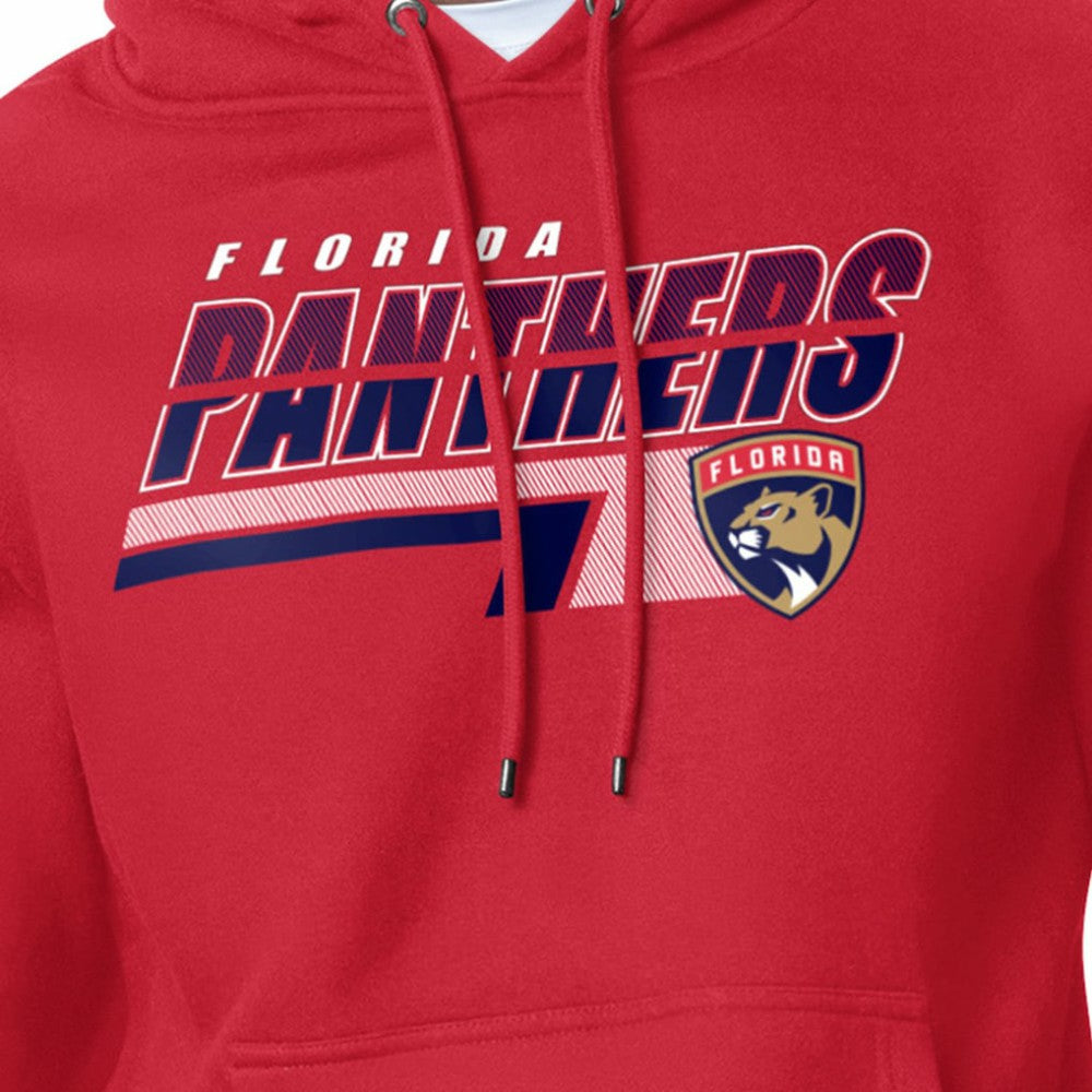 Florida Panthers Starter Logo Push Fleece Hoodie - Red | NHL on sale