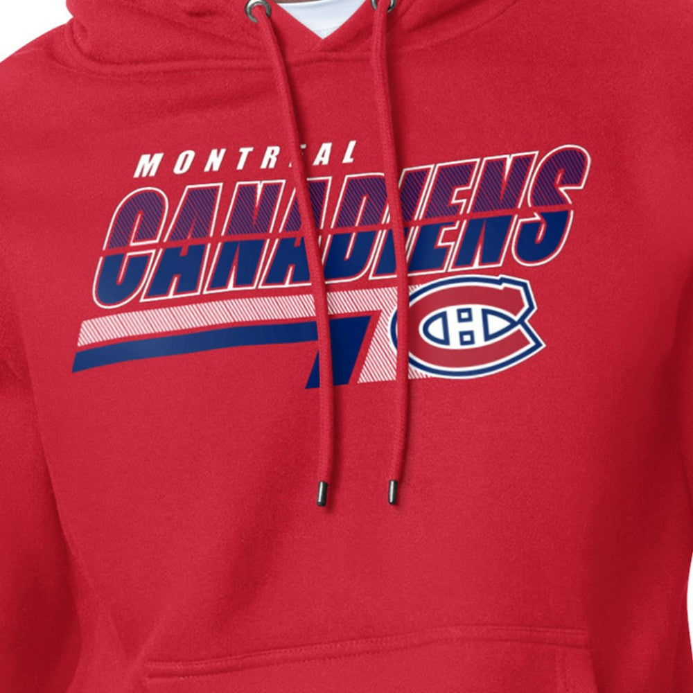 Montreal Canadiens Starter Logo Push Fleece Hoodie - Red | NHL near me