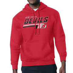New Jersey Devils Starter Logo Push Fleece Hoodie - Red | NHL sale
