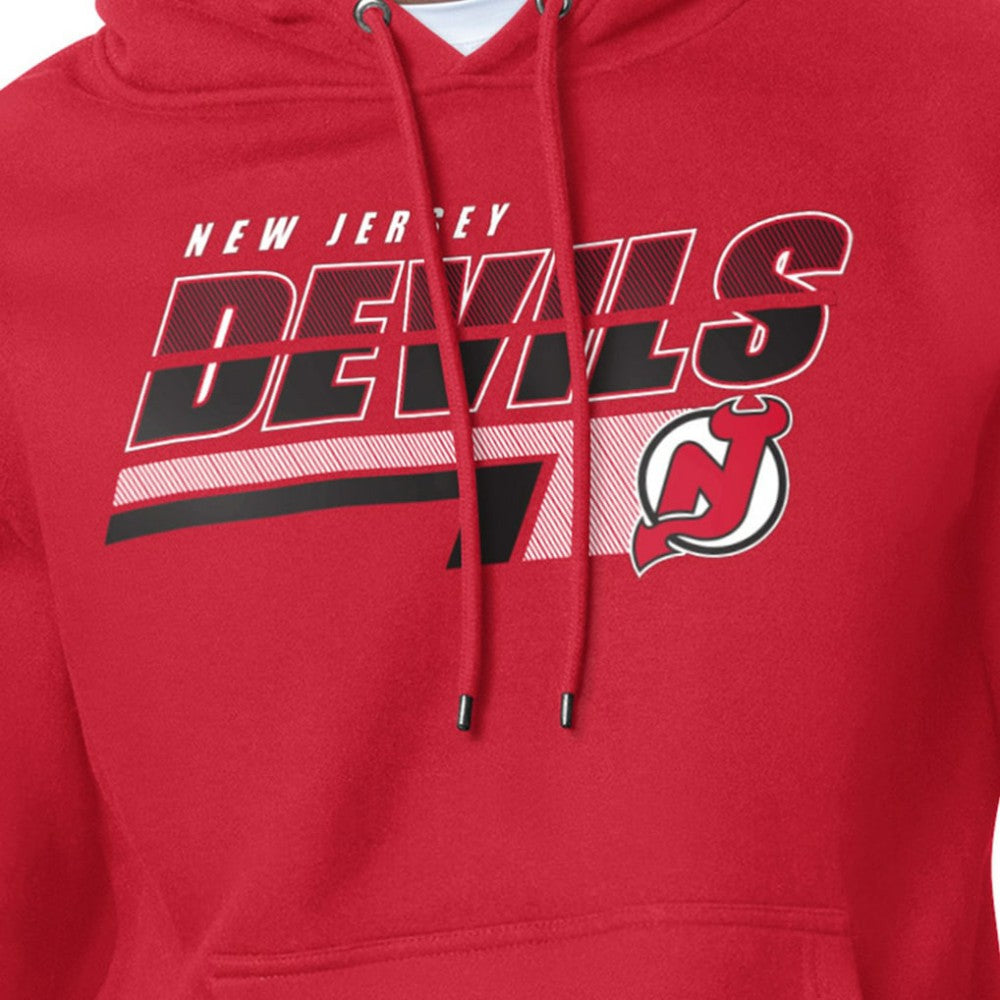 New Jersey Devils Starter Logo Push Fleece Hoodie - Red | NHL sale