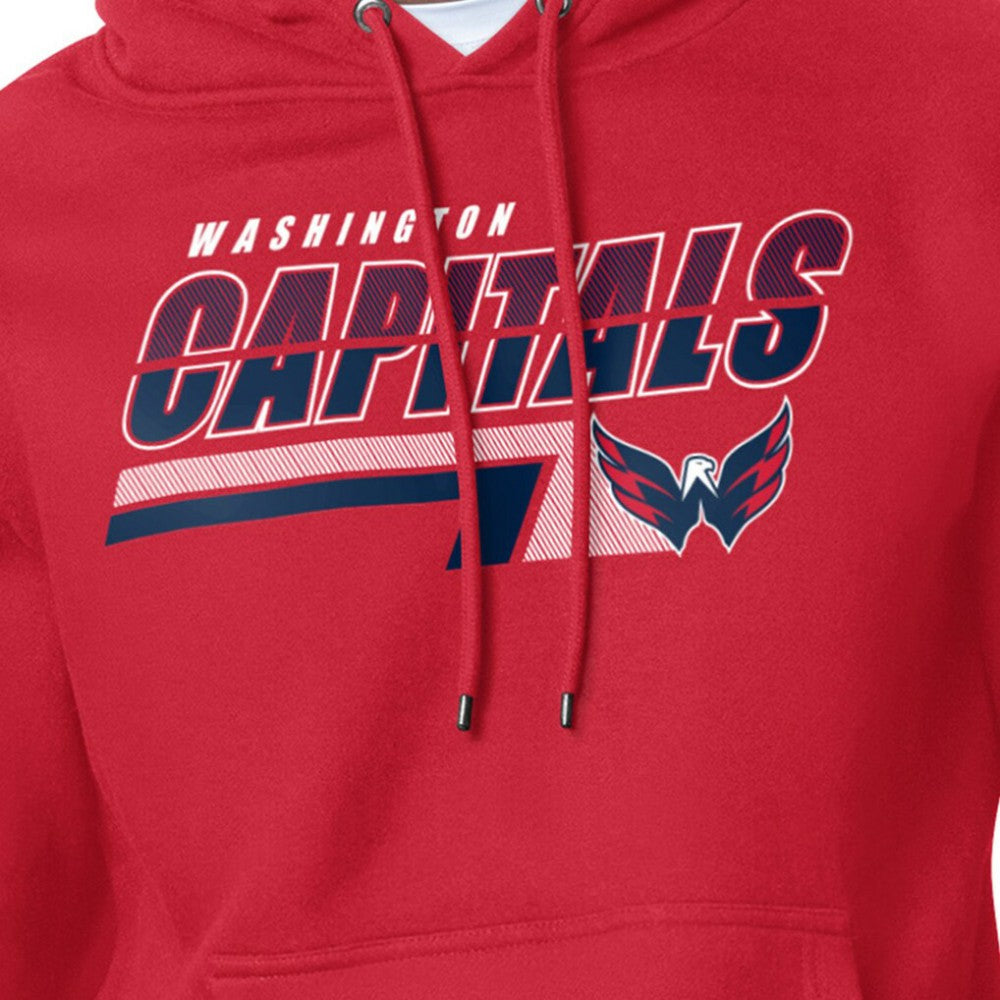 Washington Capitals Starter Logo Push Fleece Hoodie - Red | NHL on sale