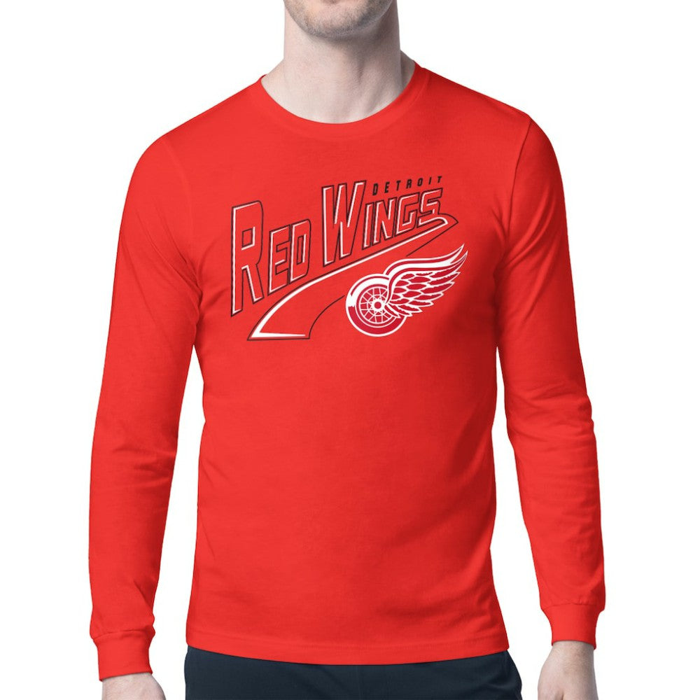 Detroit Red Wings Starter Modern Tailsweep Long Sleeve T-Shirt - Red | NHL on sale