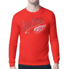 Detroit Red Wings Starter Modern Tailsweep Long Sleeve T-Shirt - Red | NHL on sale