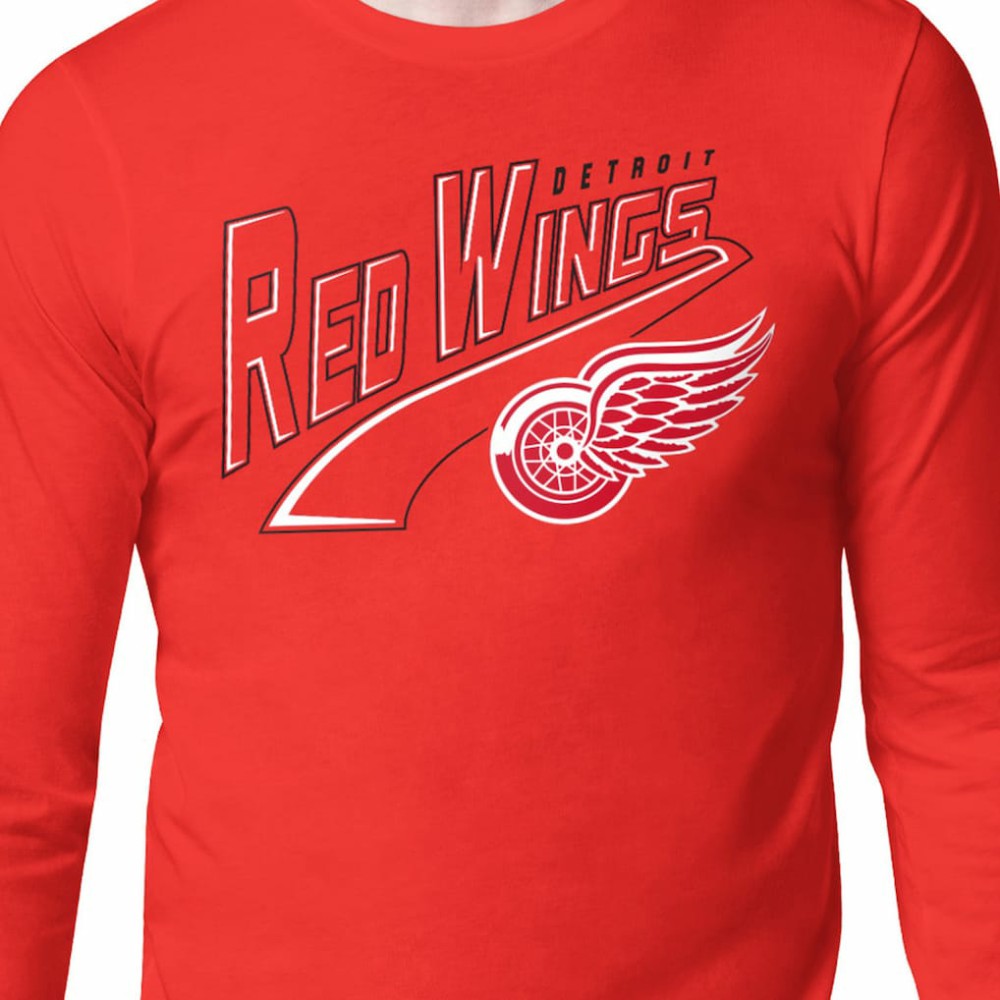 Detroit Red Wings Starter Modern Tailsweep Long Sleeve T-Shirt - Red | NHL on sale