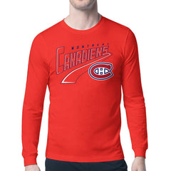Montreal Canadiens Starter Modern Tailsweep Long Sleeve T-Shirt - Red | NHL near me