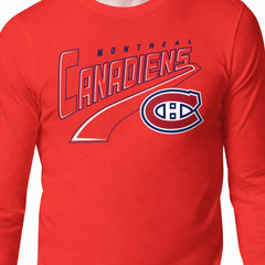 Montreal Canadiens Starter Modern Tailsweep Long Sleeve T-Shirt - Red | NHL near me