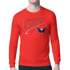 Washington Capitals Starter Modern Tailsweep Long Sleeve T-Shirt - Red | NHL sale