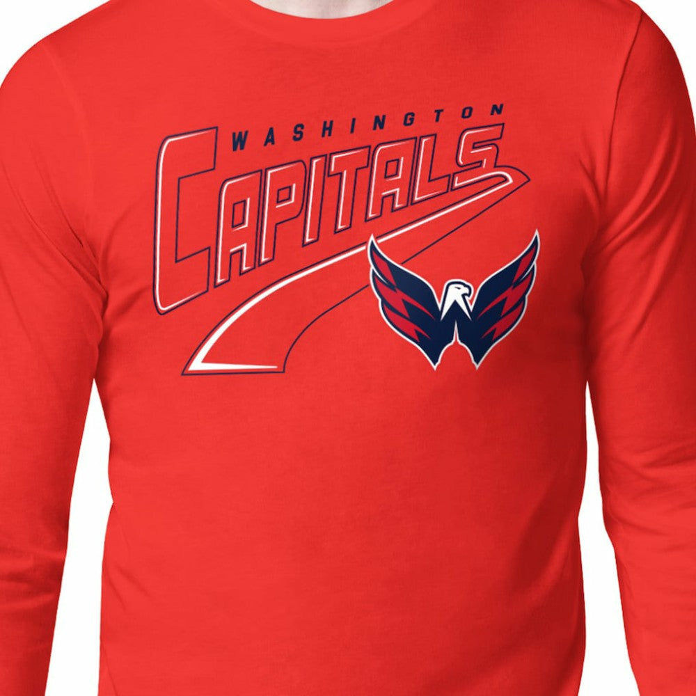 Washington Capitals Starter Modern Tailsweep Long Sleeve T-Shirt - Red | NHL sale