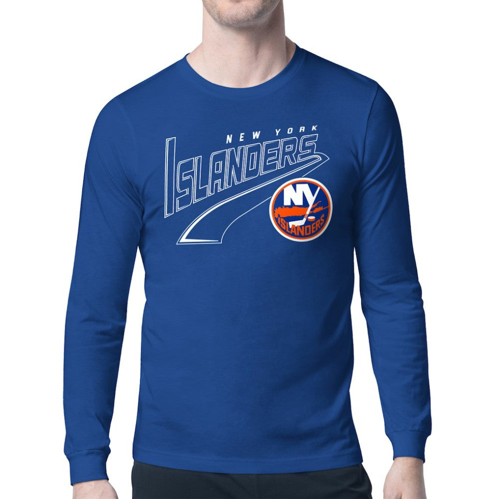 New York Islanders Starter Modern Tailsweep Long Sleeve T-Shirt - Royal | NHL on sale