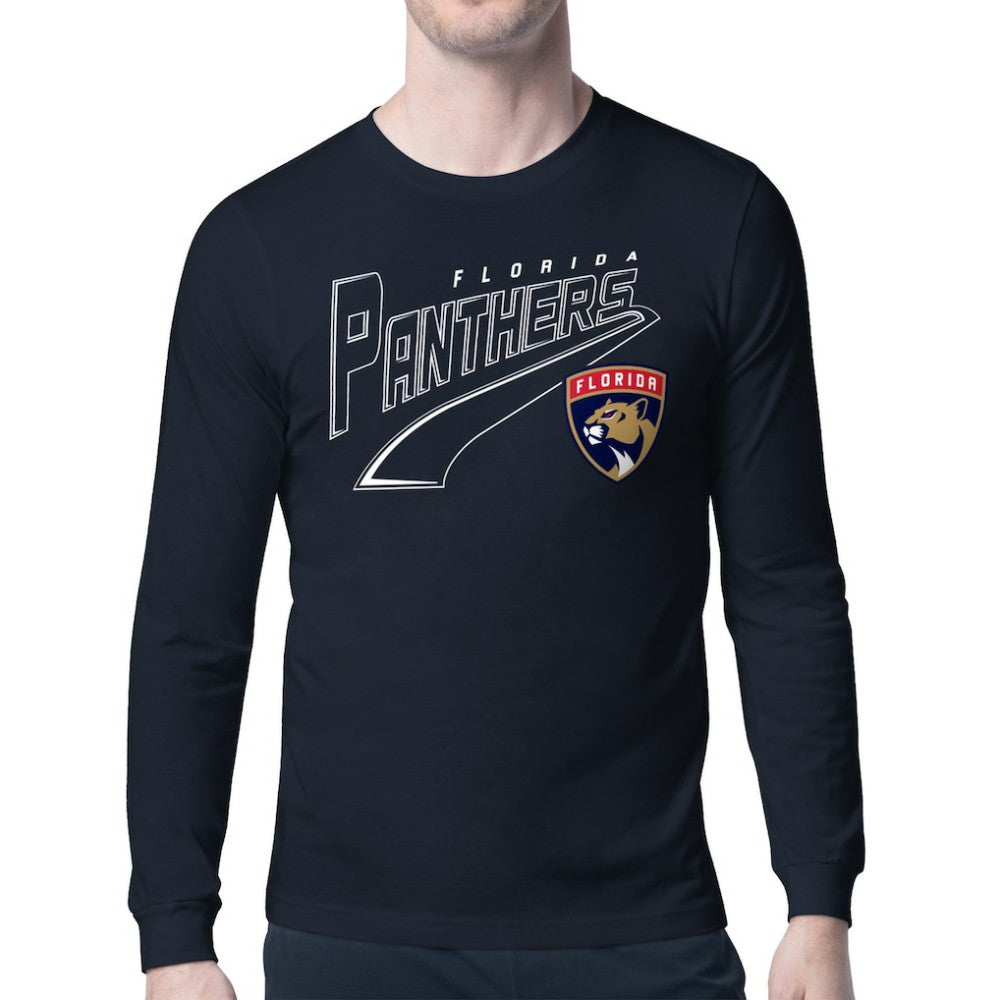 Florida Panthers Starter Modern Tailsweep Long Sleeve T-Shirt - Navy | NHL discount