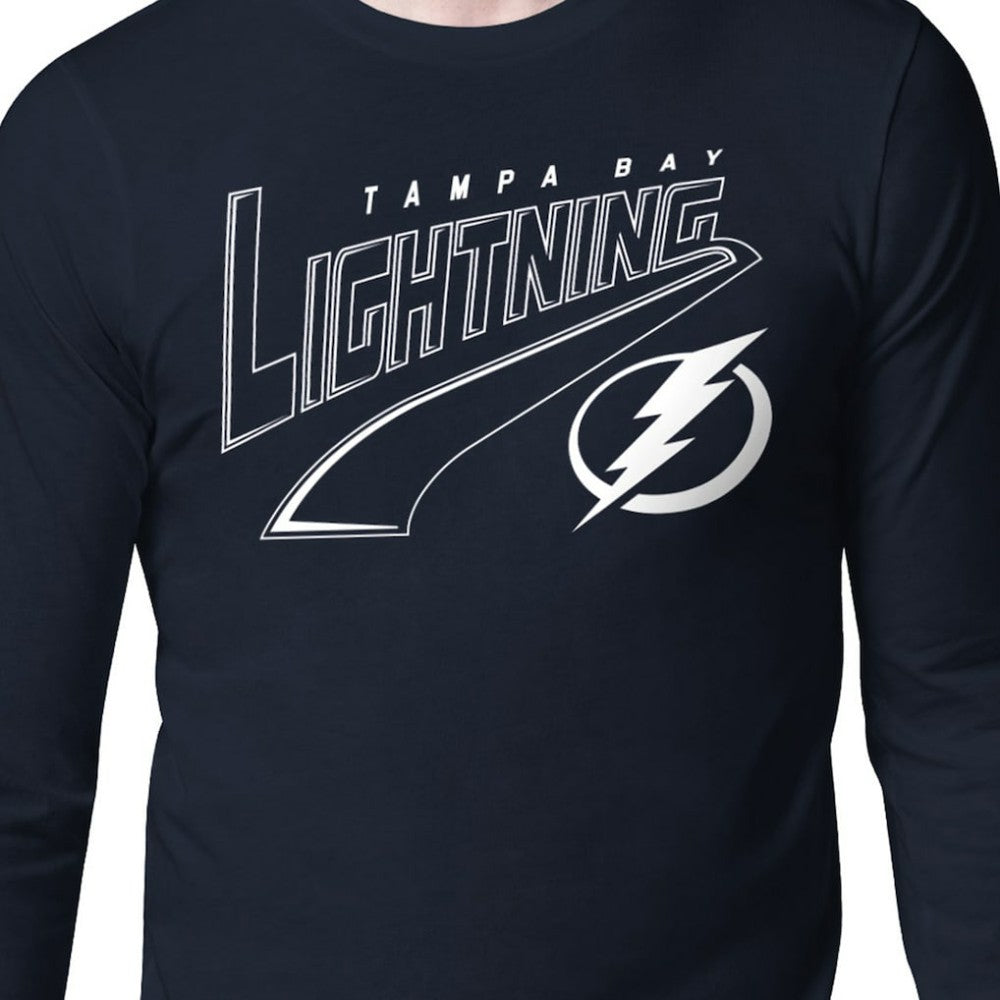 Tampa Bay Lightning Starter Modern Tailsweep Long Sleeve T-Shirt - Blue | NHL on sale