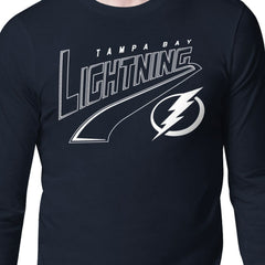 Tampa Bay Lightning Starter Modern Tailsweep Long Sleeve T-Shirt - Blue | NHL on sale