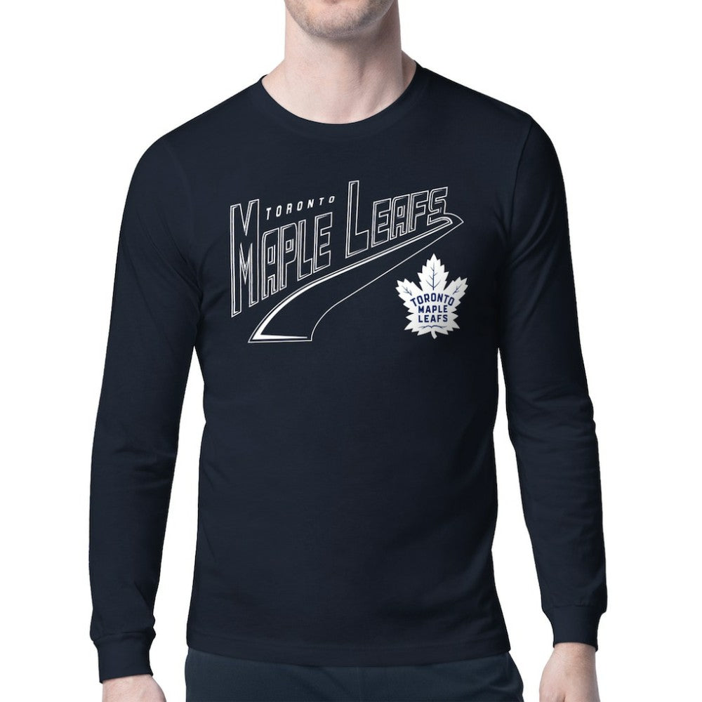 Toronto Maple Leafs Starter Modern Tailsweep Long Sleeve T-Shirt - Blue | NHL sale