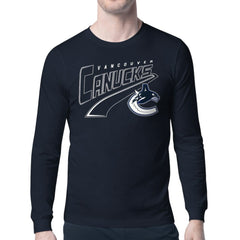 Vancouver Canucks Starter Modern Tailsweep Long Sleeve T-Shirt - Blue | NHL online