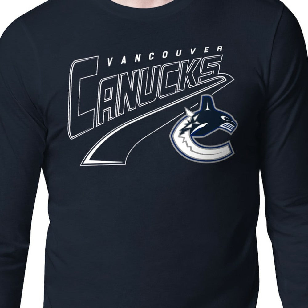 Vancouver Canucks Starter Modern Tailsweep Long Sleeve T-Shirt - Blue | NHL online