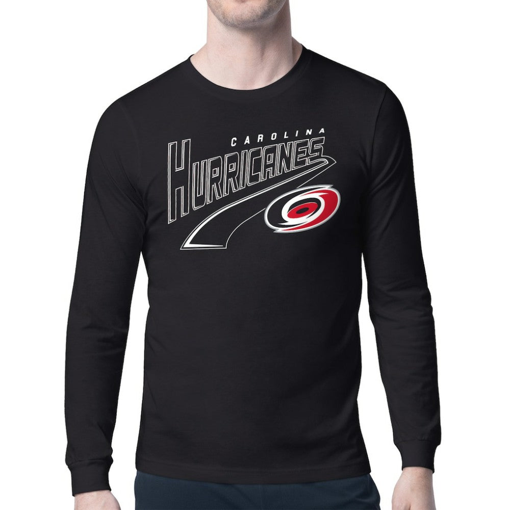 Carolina Hurricanes Starter Modern Tailsweep Long Sleeve T-Shirt - Black | NHL near me