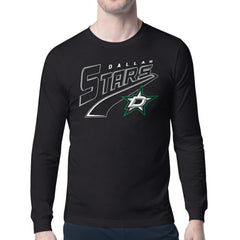 Dallas Stars Starter Modern Tailsweep Long Sleeve T-Shirt - Black | NHL online