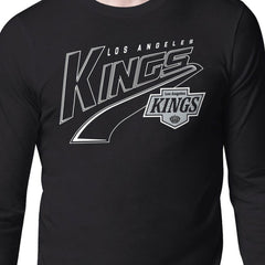 Los Angeles Kings Starter Modern Tailsweep Long Sleeve T-Shirt - Black | NHL Lifestyle