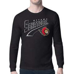 Ottawa Senators Starter Modern Tailsweep Long Sleeve T-Shirt - Black | NHL sale