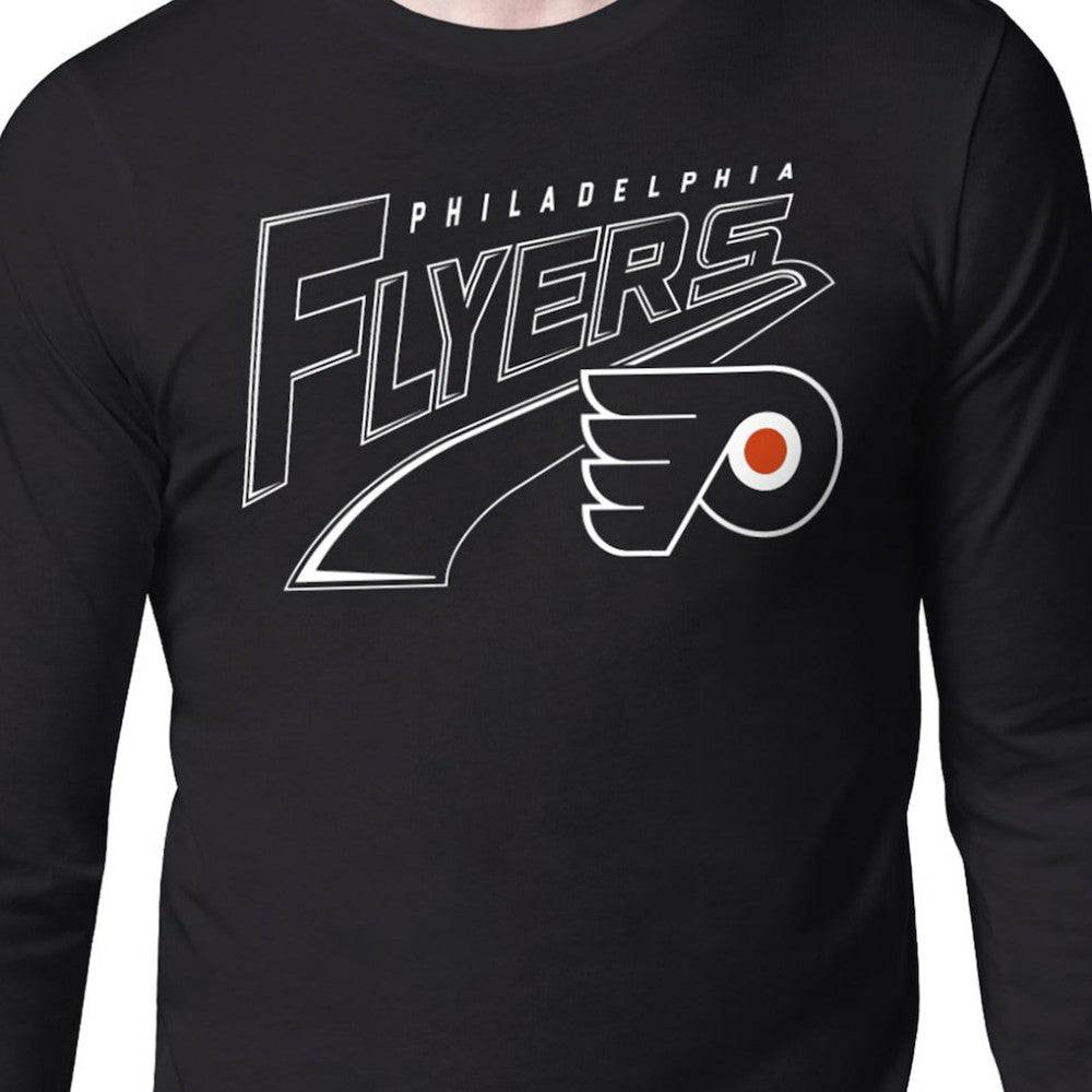 Philadelphia Flyers Starter Modern Tailsweep Long Sleeve T-Shirt - Black | NHL near me