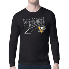 Pittsburgh Penguins Starter Modern Tailsweep Long Sleeve T-Shirt - Black | NHL sale