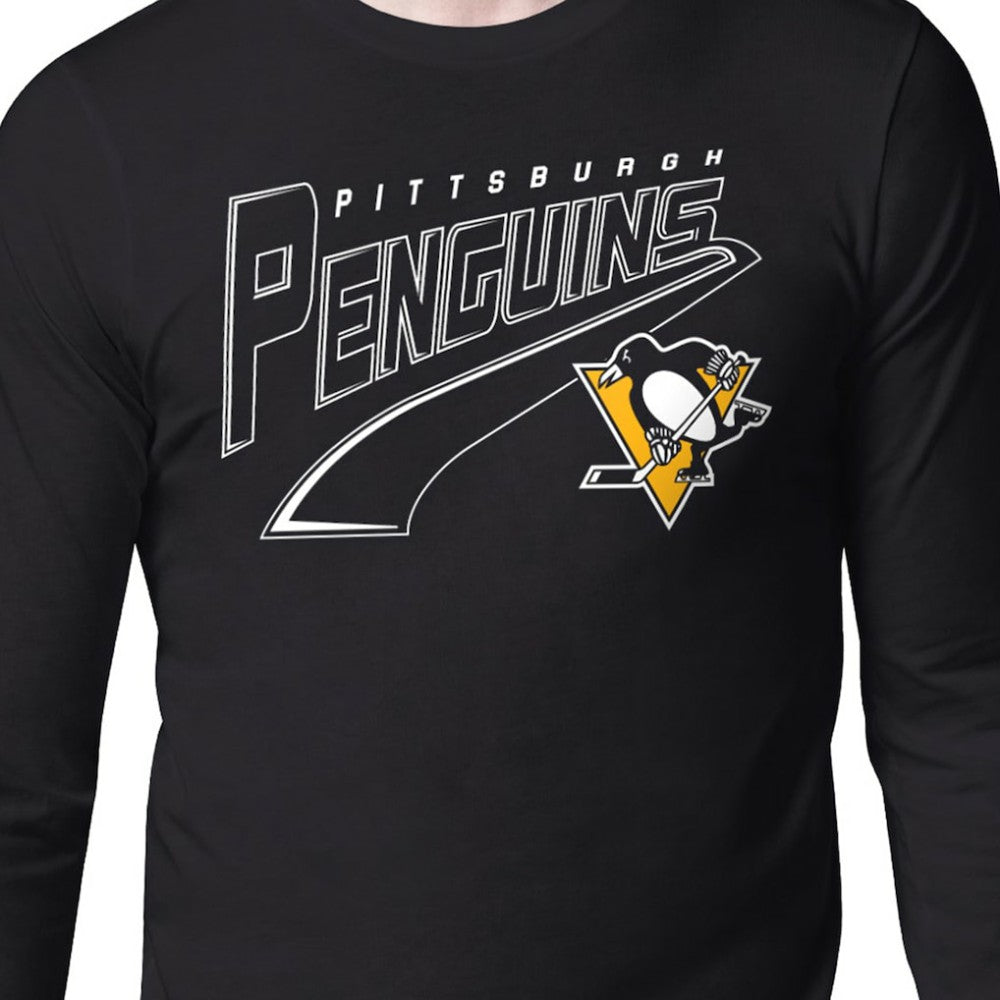 Pittsburgh Penguins Starter Modern Tailsweep Long Sleeve T-Shirt - Black | NHL sale