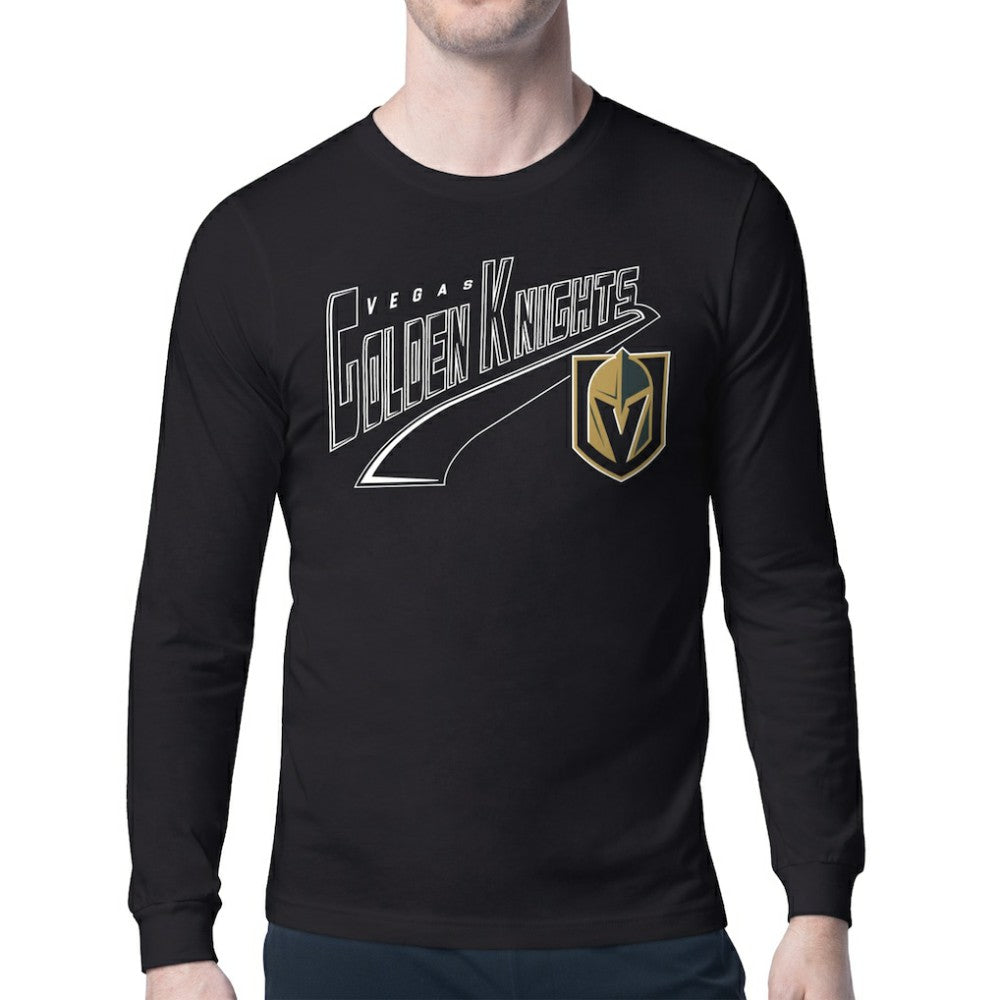 Vegas Golden Knights Starter Modern Tailsweep Long Sleeve T-Shirt - Black | NHL sale