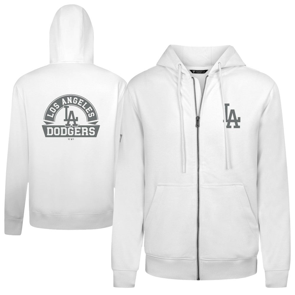 Los Angeles Dodgers Levelwear Podium Chenille Logo Full-Zip Hoodie Online