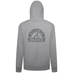 Atlanta Braves Levelwear Podium Chenille Logo Full-Zip Hoodie Outlet