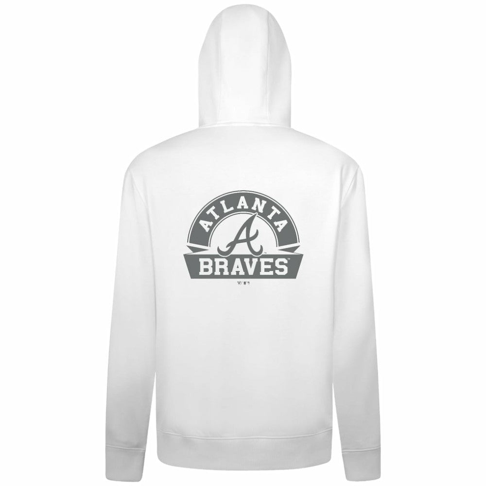 Atlanta Braves Levelwear Podium Chenille Logo Full-Zip Hoodie Sale